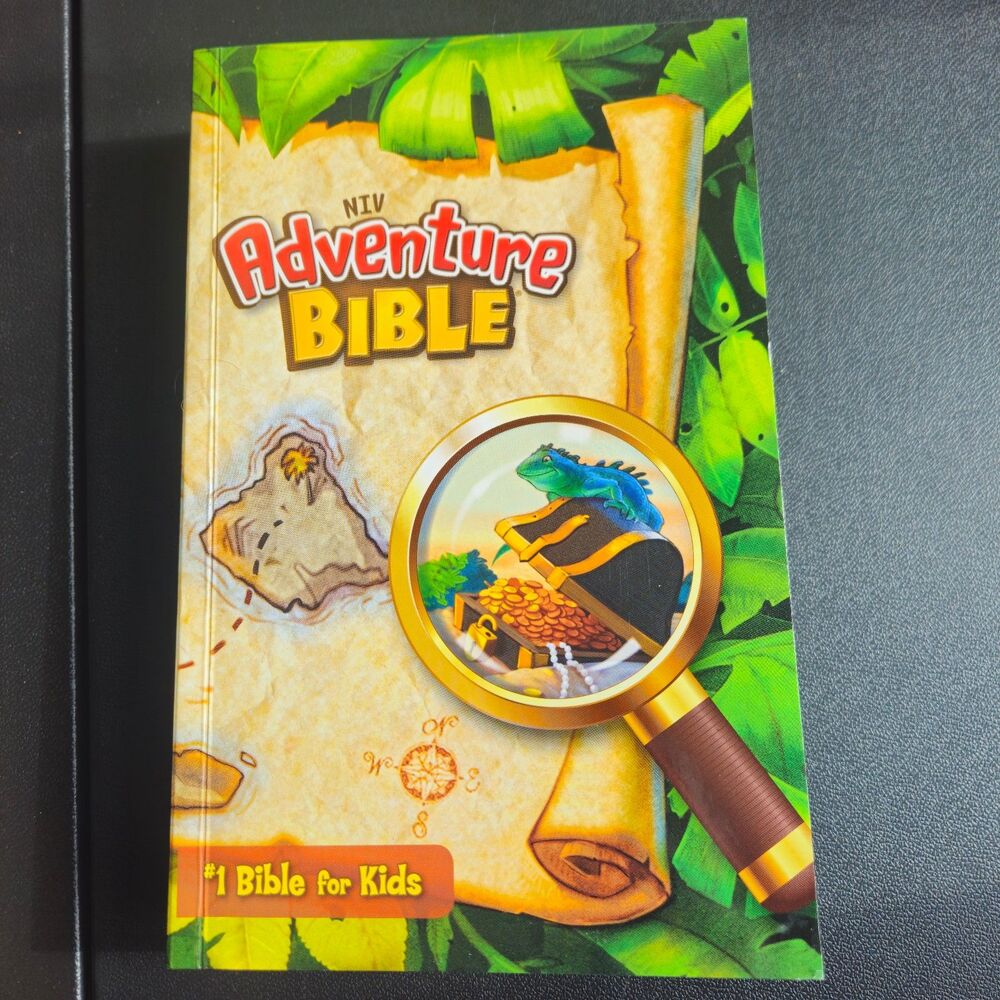 New NIV Adventure Kids Bible Paperback Full Color Church Zonderkidz Easy To Read